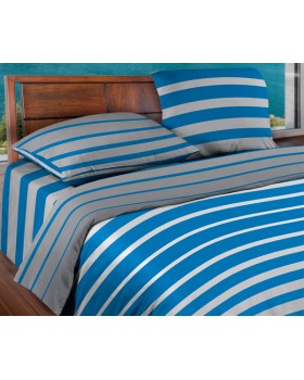 Постельное белье «WENGE» Stripe Blue