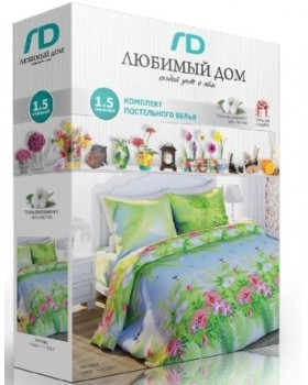 Постельное белье. «Любимый Дом 3D» Красные тюльпаны-foto3